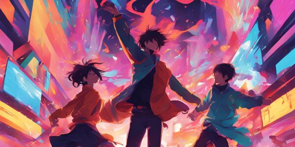 アニメの曲のイメージ図