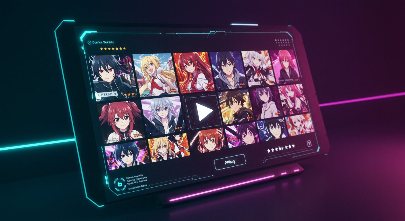 アニメ配信イメージ図