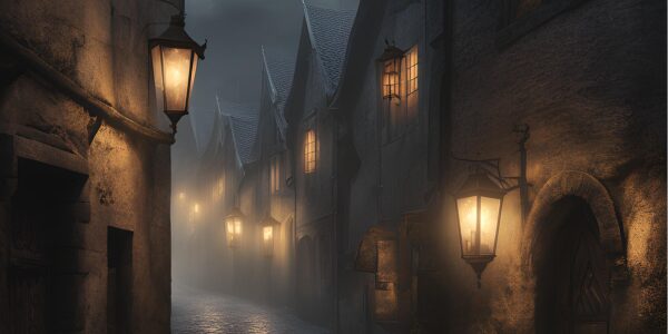 中世の街並みイメージ図