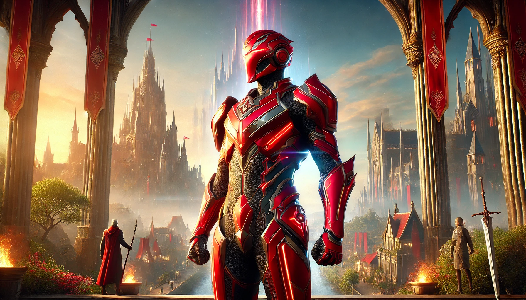 特撮×異世界ファンタジーのイメージ図